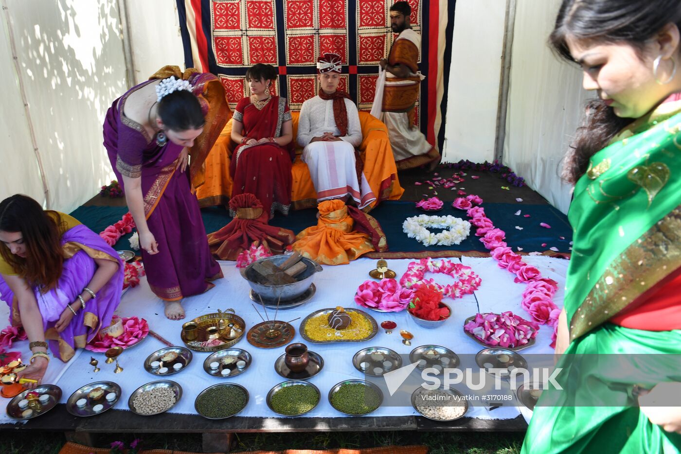 India's Independence Day celebrated in Sokolniki Park
