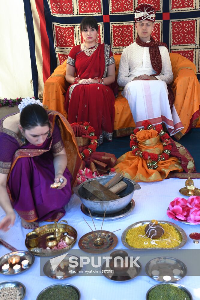 India's Independence Day celebrated in Sokolniki Park