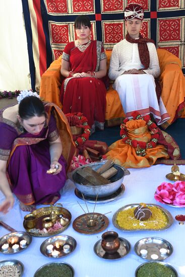 India's Independence Day celebrated in Sokolniki Park