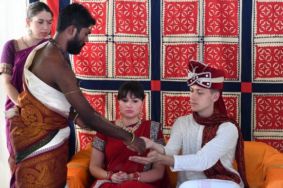 India's Independence Day celebrated in Sokolniki Park