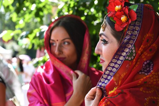 India's Independence Day celebrated in Sokolniki Park
