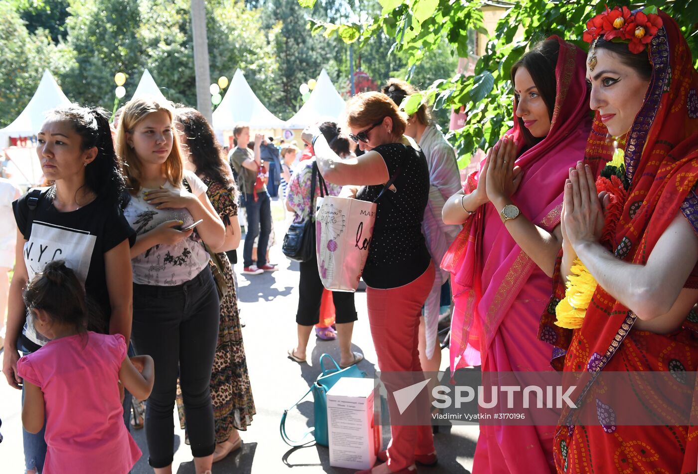 India's Independence Day celebrated in Sokolniki Park