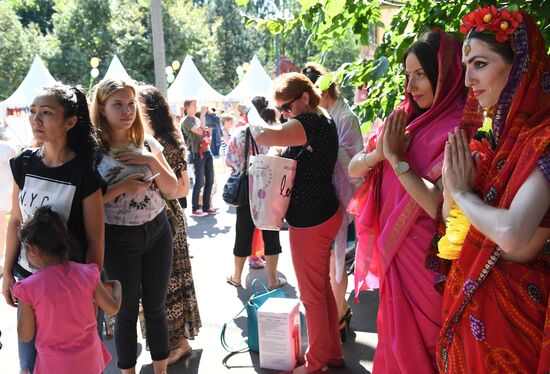 India's Independence Day celebrated in Sokolniki Park