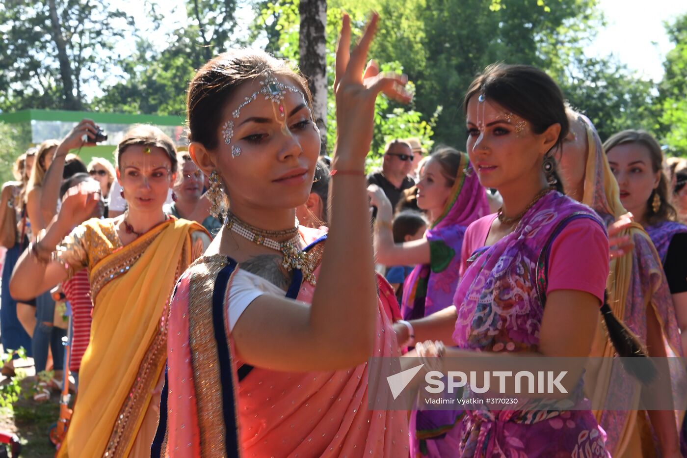 India's Independence Day celebrated in Sokolniki Park