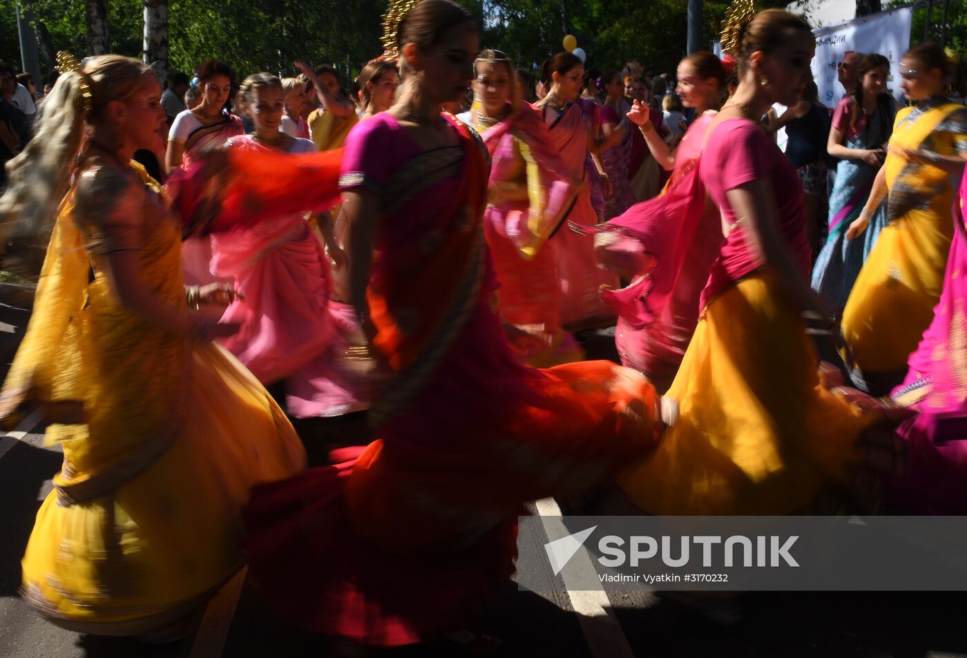 India's Independence Day celebrated in Sokolniki Park