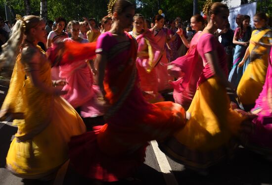 India's Independence Day celebrated in Sokolniki Park