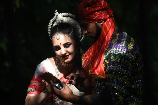 India's Independence Day celebrated in Sokolniki Park