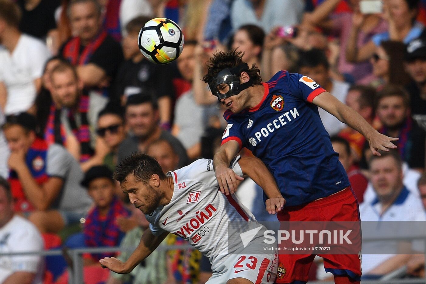 Football. Russian Premier League. CSKA vs. Spartak