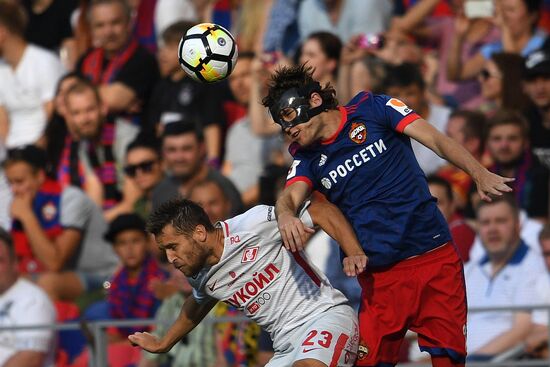 Football. Russian Premier League. CSKA vs. Spartak