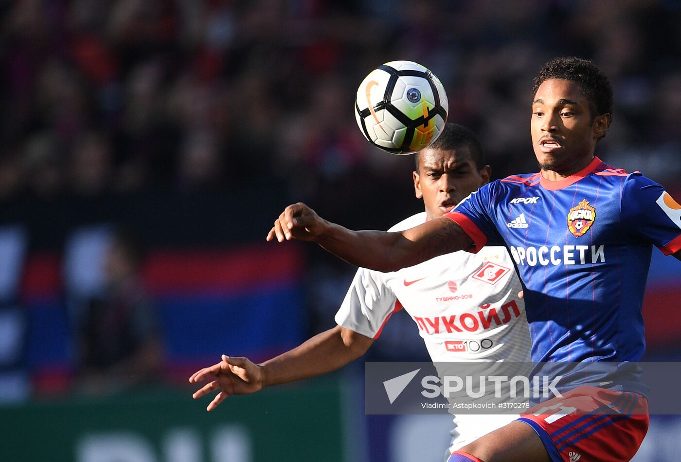 Football. Russian Premier League. CSKA vs. Spartak