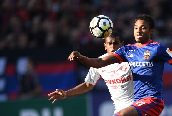 Football. Russian Premier League. CSKA vs. Spartak