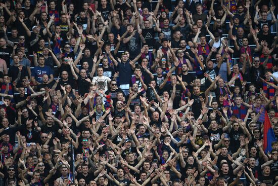 Football. Russian Premier League. CSKA vs. Spartak
