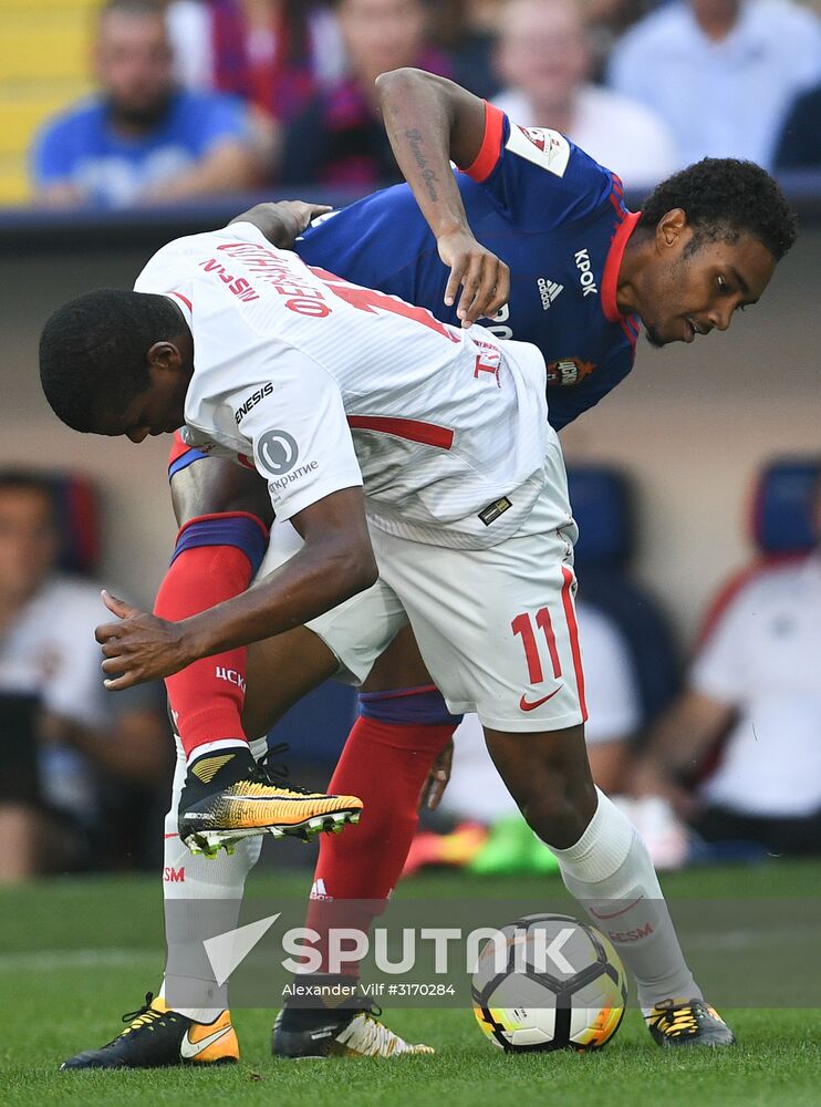 Football. Russian Premier League. CSKA vs. Spartak