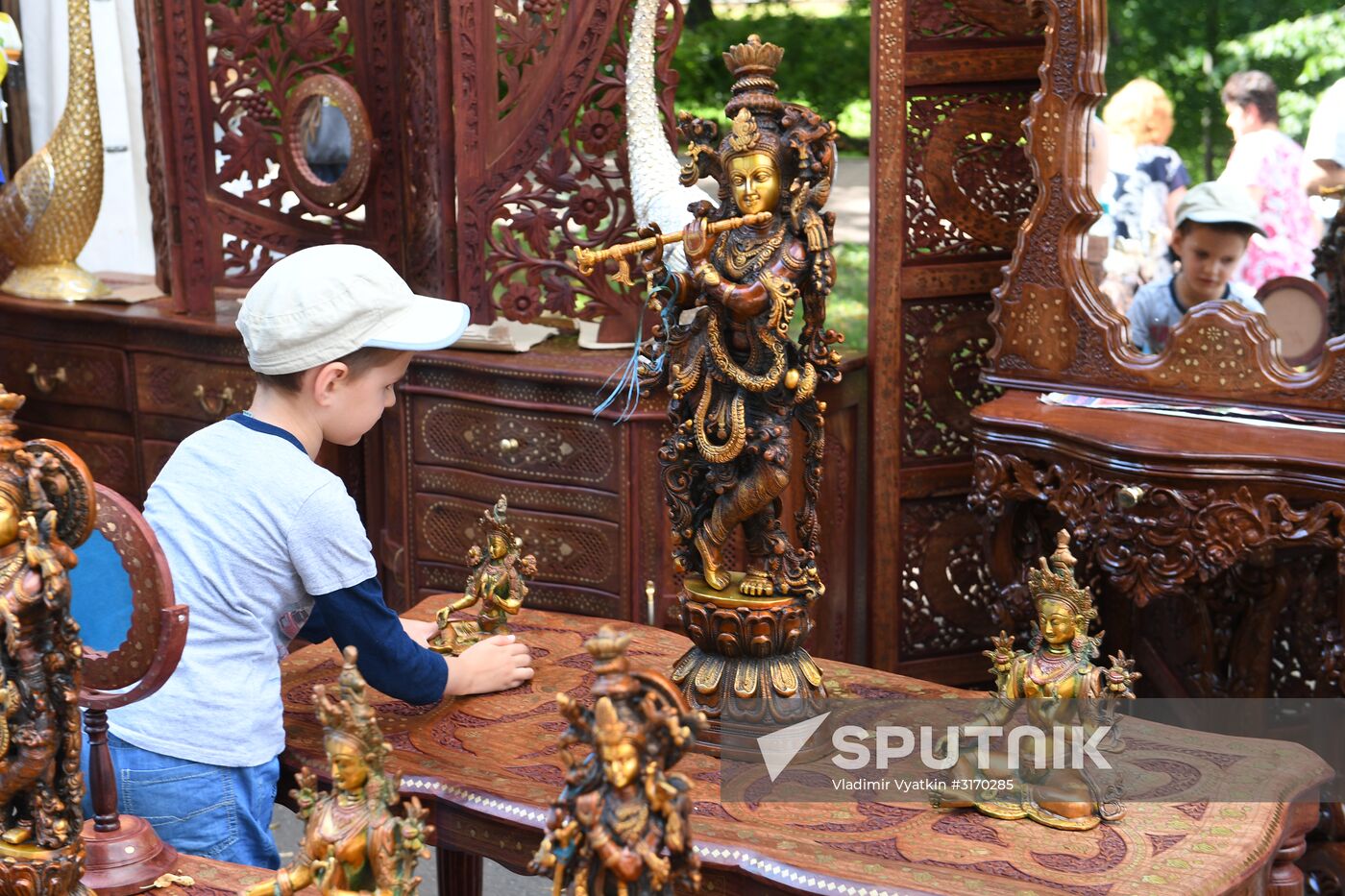 India's Independence Day celebrated in Sokolniki Park