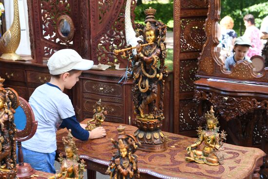 India's Independence Day celebrated in Sokolniki Park