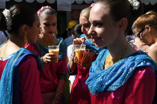 India's Independence Day celebrated in Sokolniki Park