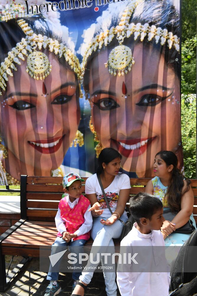 India's Independence Day celebrated in Sokolniki Park