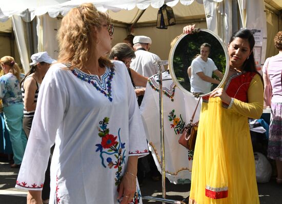India's Independence Day celebrated in Sokolniki Park