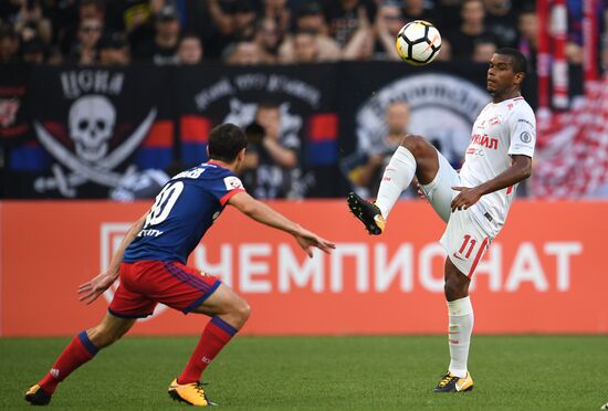 Football. Russian Premier League. CSKA vs. Spartak