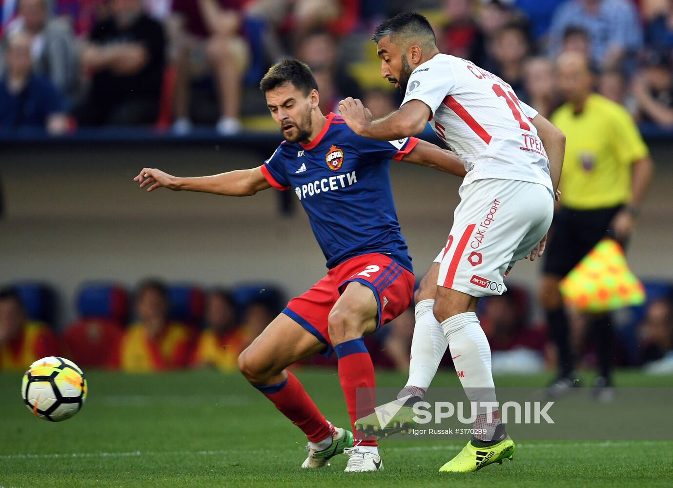 Football. Russian Premier League. CSKA vs. Spartak