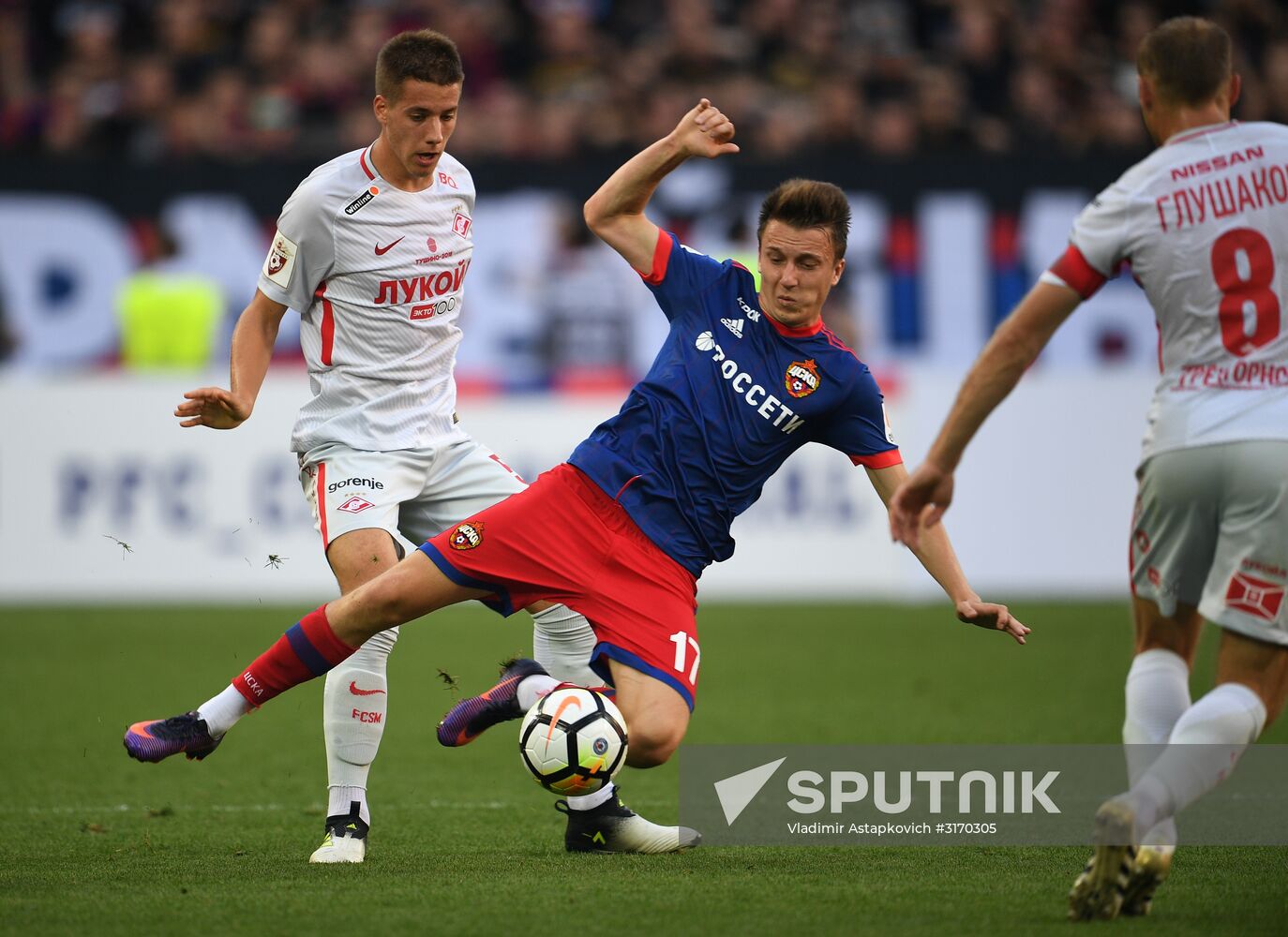 Football. Russian Premier League. CSKA vs. Spartak
