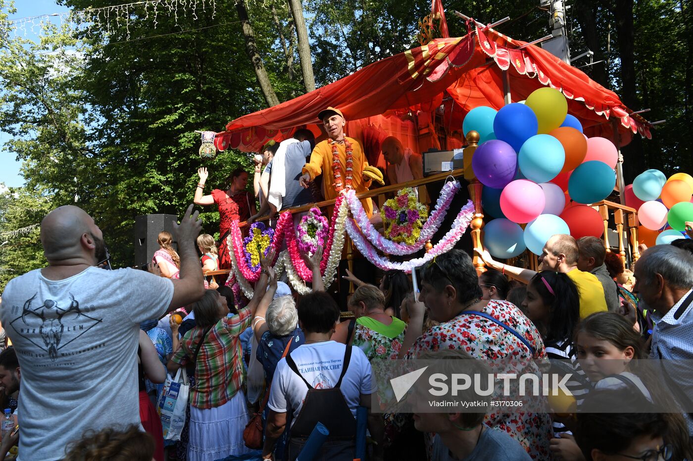 India's Independence Day celebrated in Sokolniki Park