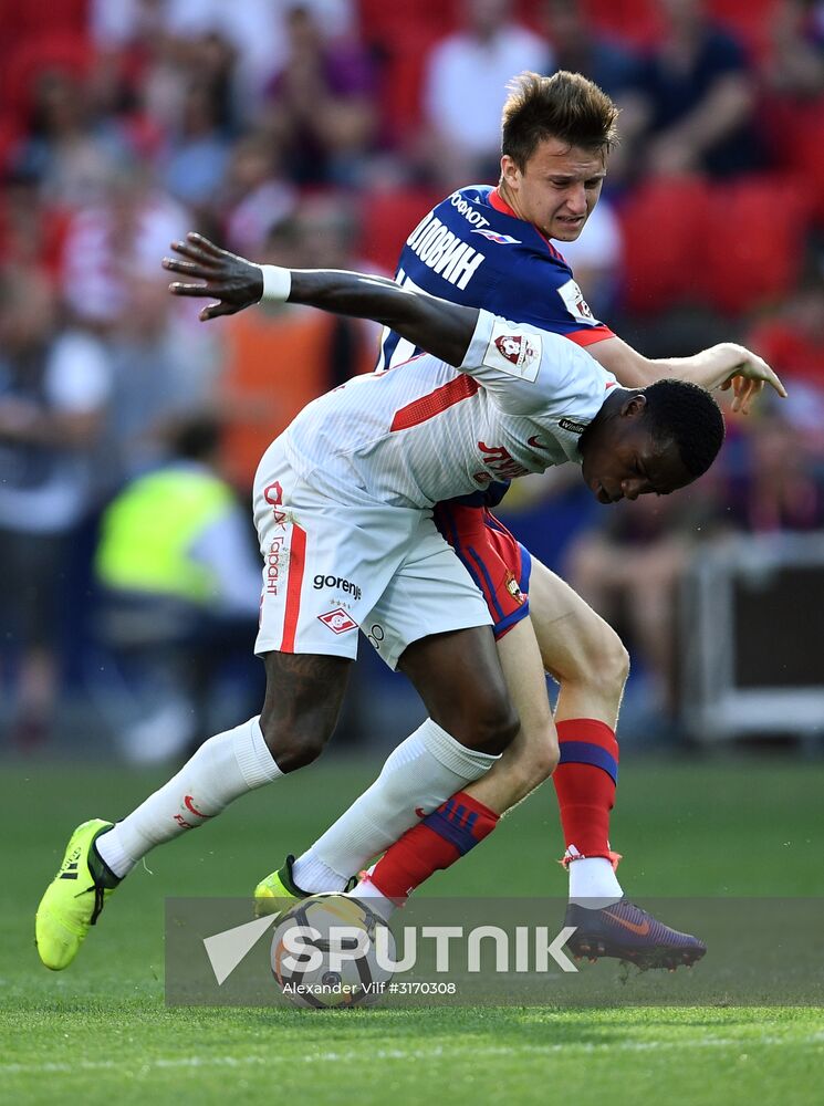 Football. Russian Premier League. CSKA vs. Spartak