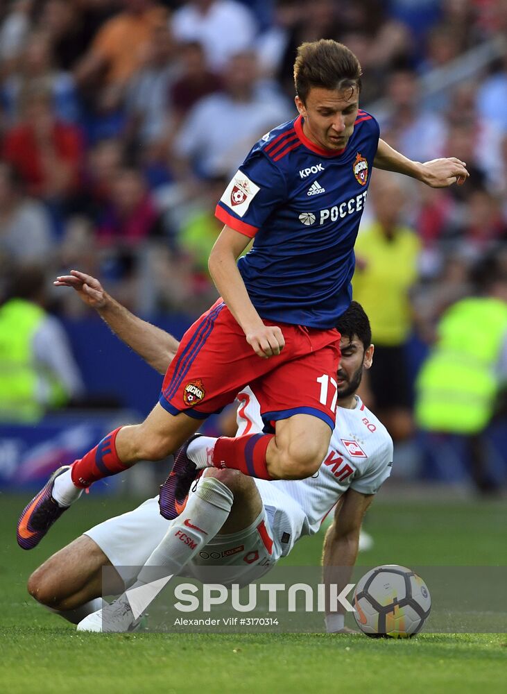 Football. Russian Premier League. CSKA vs. Spartak