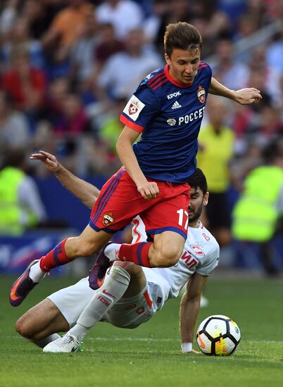 Football. Russian Premier League. CSKA vs. Spartak