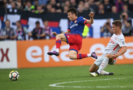 Football. Russian Premier League. CSKA vs. Spartak
