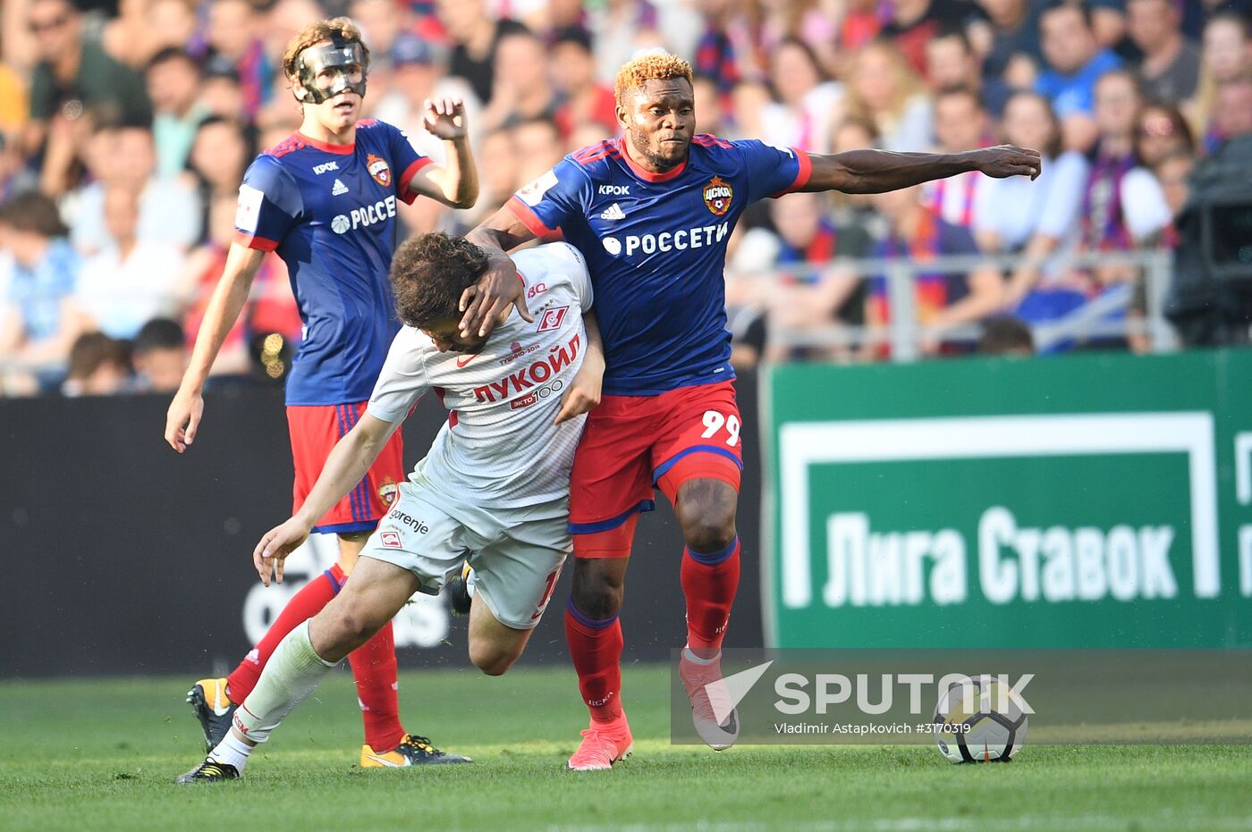 Football. Russian Premier League. CSKA vs. Spartak