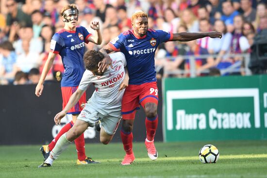 Football. Russian Premier League. CSKA vs. Spartak