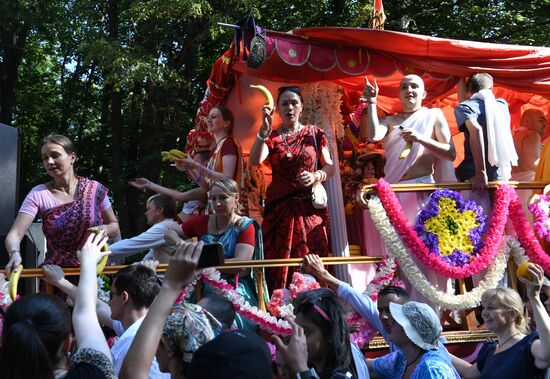 India's Independence Day celebrated in Sokolniki Park