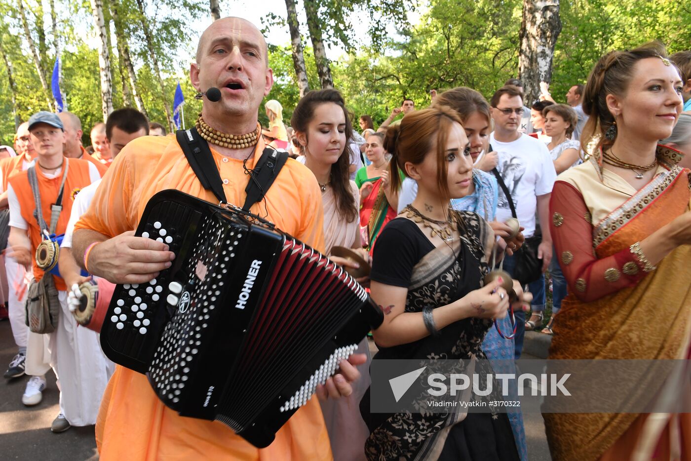 India's Independence Day celebrated in Sokolniki Park