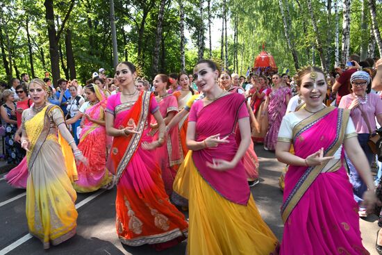 India's Independence Day celebrated in Sokolniki Park