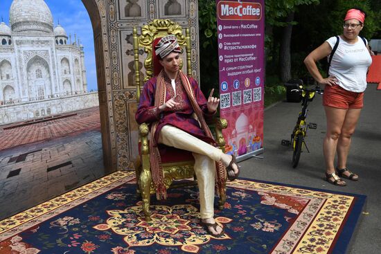 India's Independence Day celebrated in Sokolniki Park