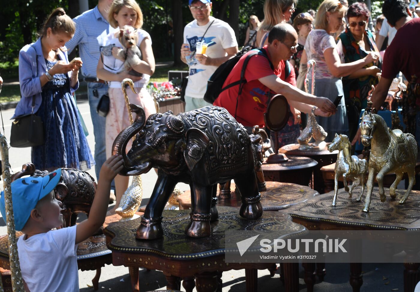 India's Independence Day celebrated in Sokolniki Park