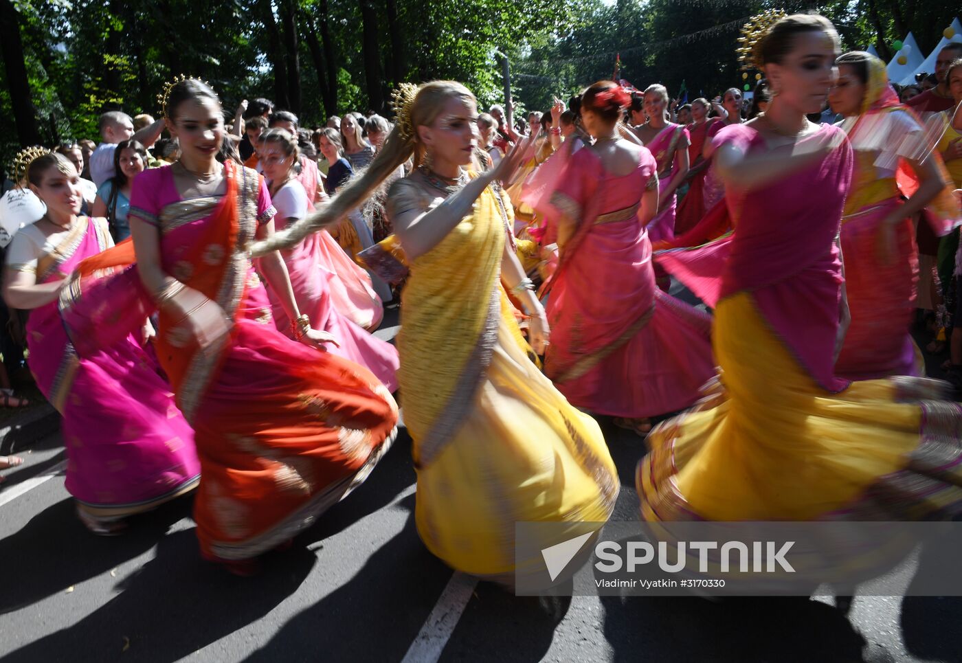 India's Independence Day celebrated in Sokolniki Park