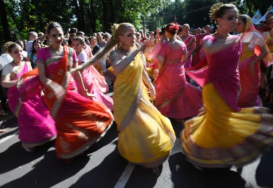 India's Independence Day celebrated in Sokolniki Park