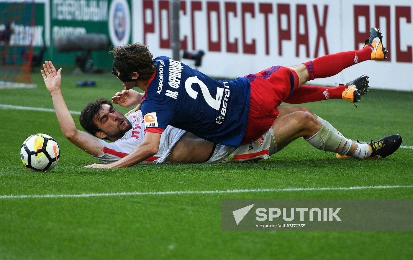 Football. Russian Premier League. CSKA vs. Spartak
