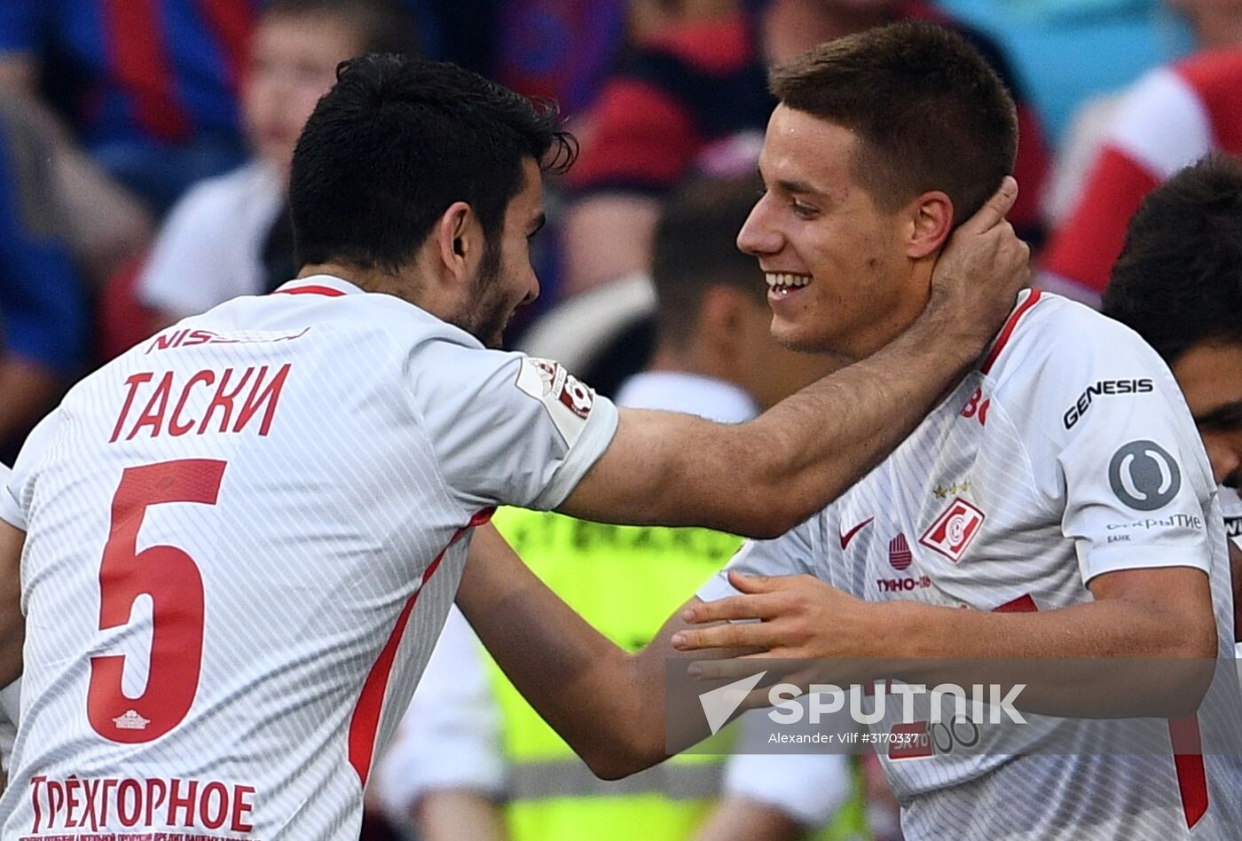 Football. Russian Premier League. CSKA vs. Spartak