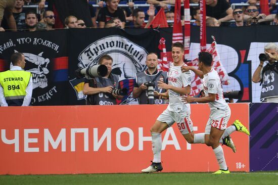 Football. Russian Premier League. CSKA vs. Spartak