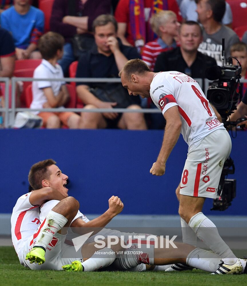 Football. Russian Premier League. CSKA vs. Spartak