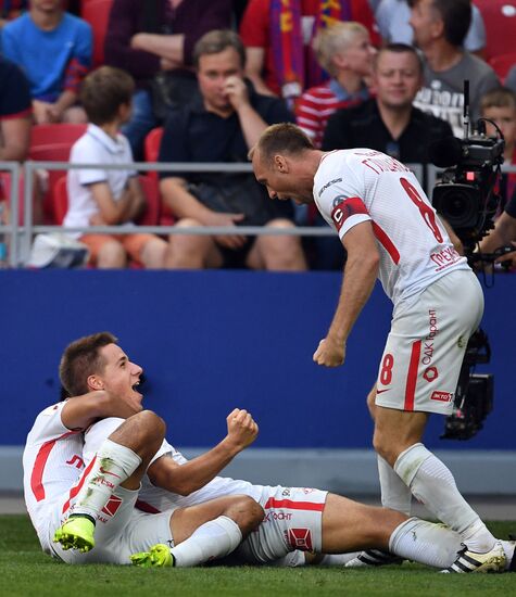 Football. Russian Premier League. CSKA vs. Spartak
