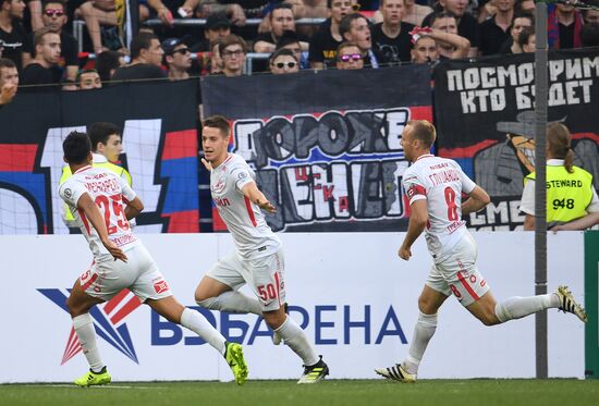 Football. Russian Premier League. CSKA vs. Spartak