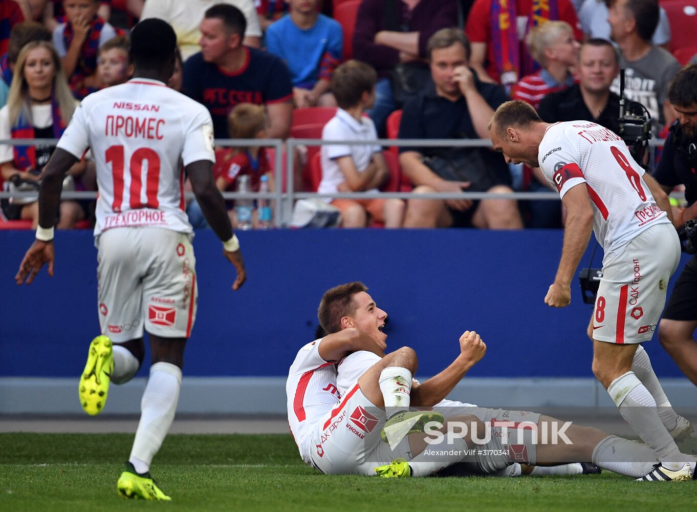Football. Russian Premier League. CSKA vs. Spartak