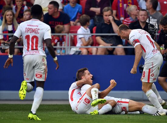 Football. Russian Premier League. CSKA vs. Spartak