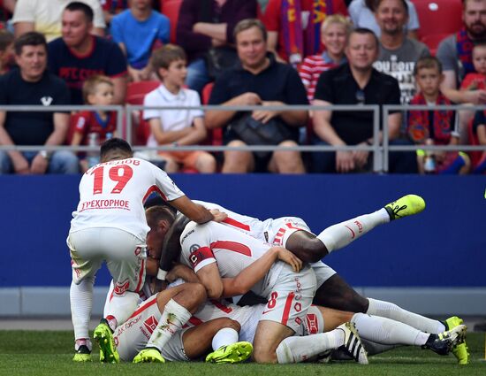 Football. Russian Premier League. CSKA vs. Spartak