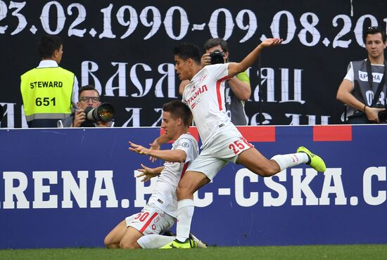 Football. Russian Premier League. CSKA vs. Spartak