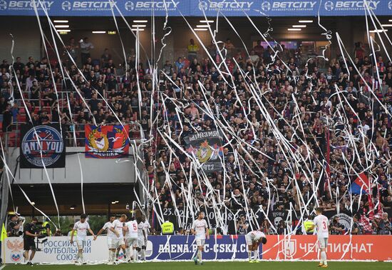 Football. Russian Premier League. CSKA vs. Spartak